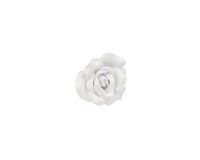Roos op clip 14 cm fluweel creme