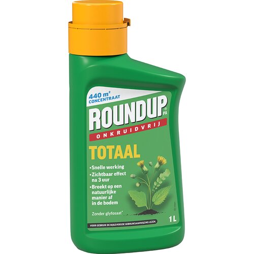 Roundup totaal onkruidvrij concentraat 1000 ml