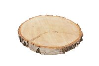 Schijf van berkenhout 28-32 cm naturel
