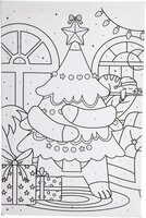 Verfset op nummer kerstboom - afbeelding 2