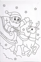 Verfset op nummer kerstman - afbeelding 2