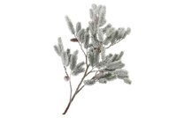 Tak met sneeuw en dennenappels 122 cm