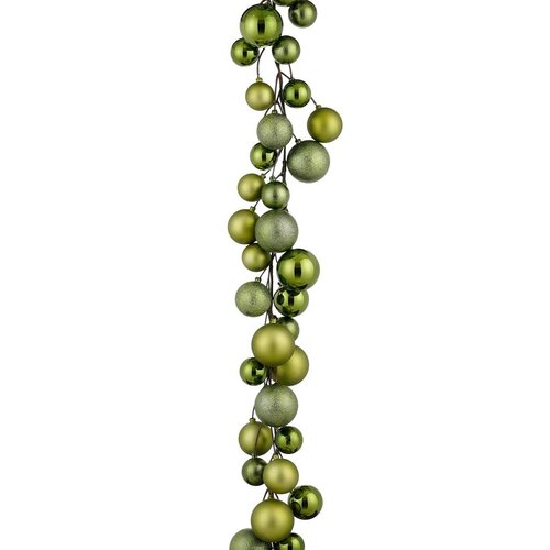 Blackbox kerstballen slinger kerstballen 180 cm groen