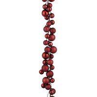 Blackbox kerstballen slinger kerstballen 180 cm rood