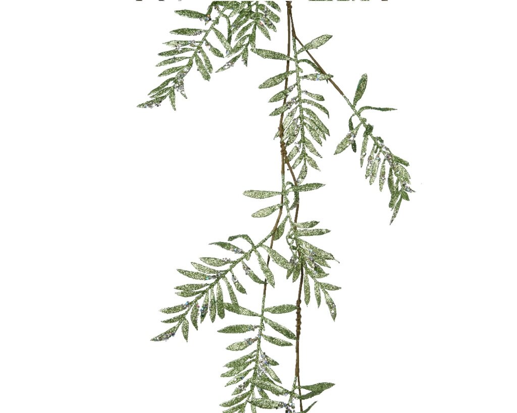Decoratieve slinger 120 cm pistache
