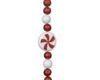 Slinger polyfoam snoep 180 cm rood/wit