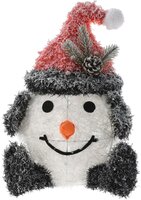 Sneeuwpop met muts LED 36 cm - afbeelding 2