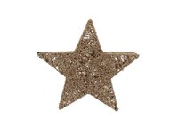 Ster met 20 lampjes goud 30 cm