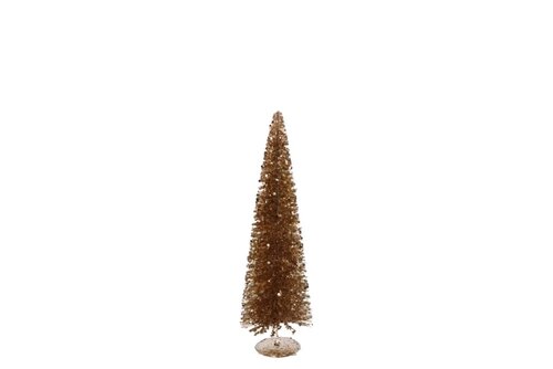 Glinsterende pailletten champagne boom 40 cm