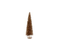 Glinsterende pailletten champagne boom 40 cm