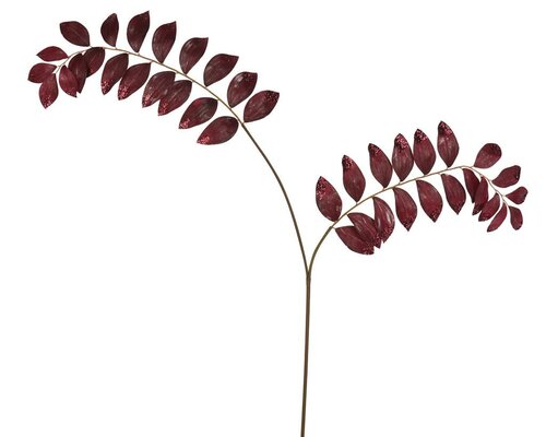 Kerst tak maroon 110 cm rood