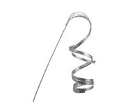 Spray polyester 106 cm zilver