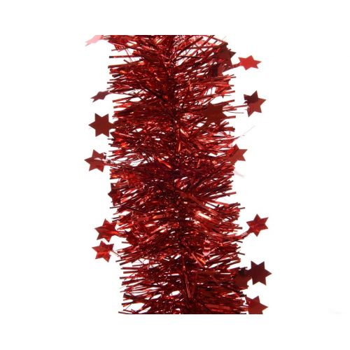 Sterguirlande glans kerstrood