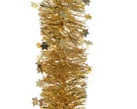 Sterguirlande glans licht goud