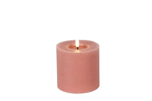 Led kaars Lyon D10 H 10 cm roze