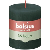 Bolsius kaars rustiek 7x8 cm pine green