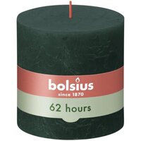 Bolsius kaars rustiek 10x10 cm pine green