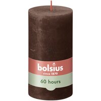 Bolsius kaars rustiek 7x13 cm chocolate brown
