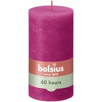 Bolsius kaars rustiek 7x13 cm fuchsia