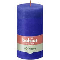 Bolsius kaars rustiek 7x13 cm Majorelle Blue