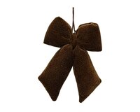 Strik fluweel 40 cm donker bruin