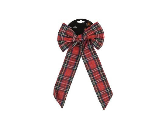 Strik polyester 35 cm rood