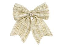 Strik polyester 21 cm creme
