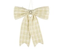 Strik polyester 40 cm creme