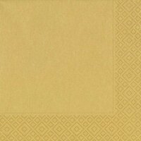Duni servetten gold 33x33 cm