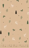 Duni tafelkleed natural yuletid 138x220 cm
