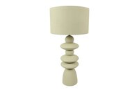 Countryfield tafellamp janel 69 cm creme