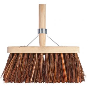 Talen tools bezem natuurvezel 30 cm met steel 140 cm - afbeelding 1