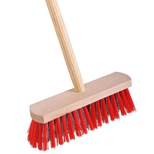 Talen tools onkruidbezem rood/staal incl.steel - afbeelding 1