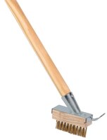 Talen tools onkruidborstel met houder en steel