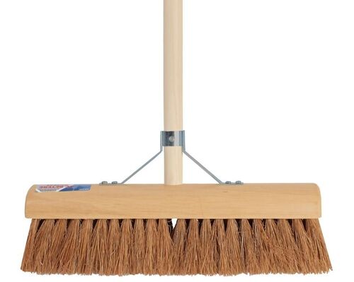 Talentools bezem kokos 30 cm incl. steel - afbeelding 1