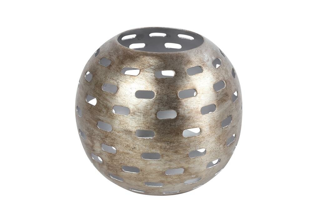 Theelichthouder Brad 9,5 cm zilver