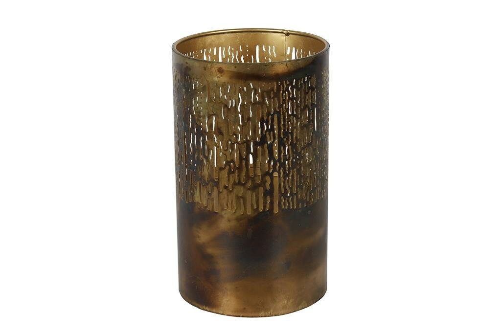 Theelicht Cato 15,5 x 26 cm verbrand goud