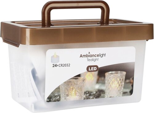 Theelichten LED 24 stuks