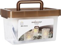 Theelichten LED 24 stuks