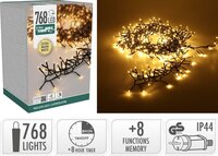 Tree cluster 768 lampjes extra warm wit
