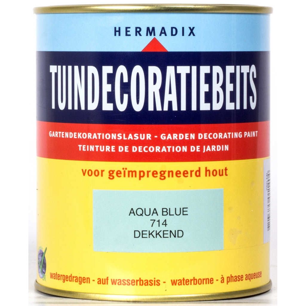 Tuindecoratiebeits 714 Aqua Blue 750 Ml huismerk kopen in de aanbieding