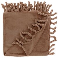 Unique Living plaid lieke 160 x 130 cm coconut