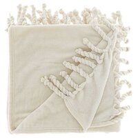 Unique Living plaid lieke 160 x 130 cm ivoor