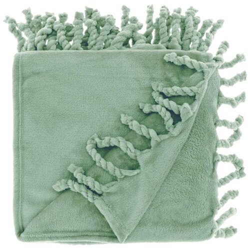 Unique Living plaid lieke 160 x 130 cm surf blue