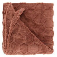 Unique Living plaid thor 200x150 cm marsala