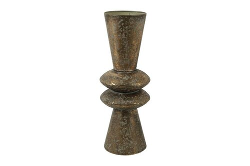Countryfield vaas aron metaal 47 cm goud