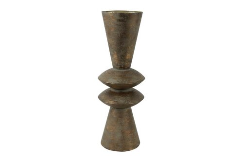 Countryfield vaas aron metaal 58 cm goud