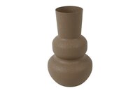 Countryfield vaas jana metaal 20 cm bruin