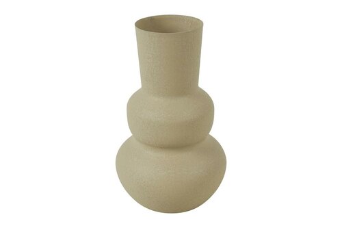 Countryfield vaas jana metaal 20 cm creme