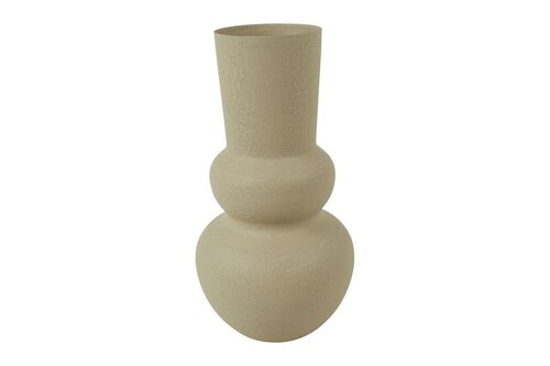 Countryfield vaas jana metaal 30 cm creme